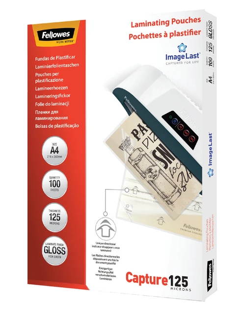 Lamineerhoes Fellowes A4 125mic pk a 100