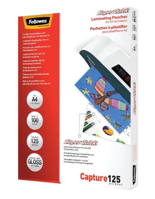 Lamineerhoes A4 125 mic. high speed ds. 100 st.