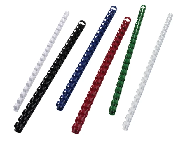 Bindrug GBC 21-rings 6mm wit; doos 100st