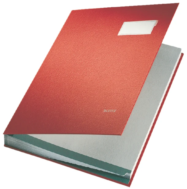 Vloeiboek Leitz 5700, 20 bladen, rood
