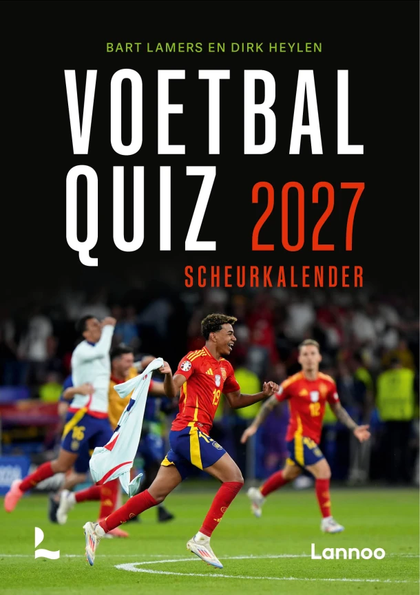 De Voetbalquiz Scheurkalender 2027 – boek cover