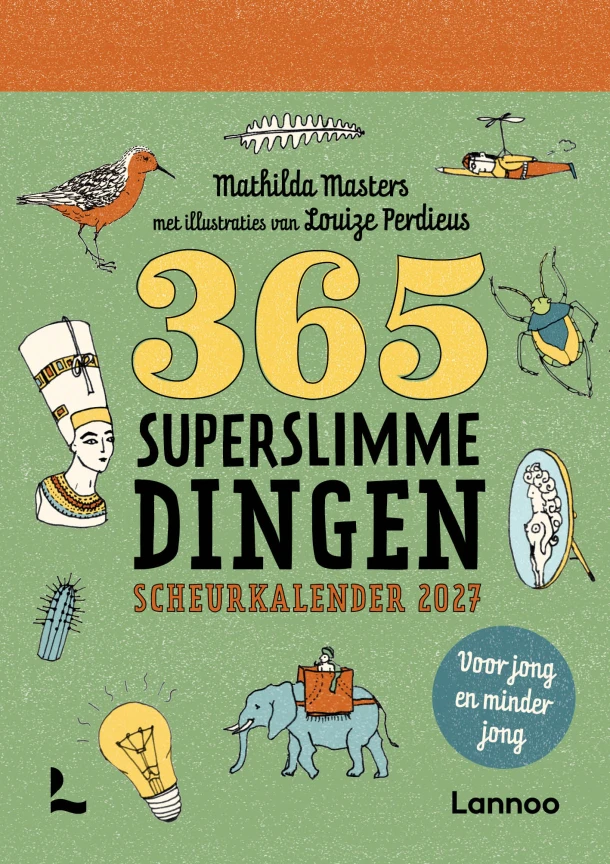 365 superslimme dingen scheurkalender 2027 – boek cover
