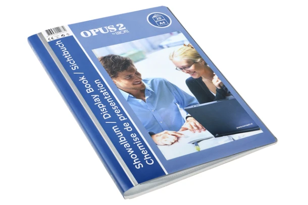 Showmap Opus 2 frontview A4 20-tassen wit (114261)