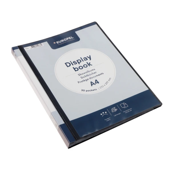 Showmap Opus 2 frontview A4 30tas antraciet 114367