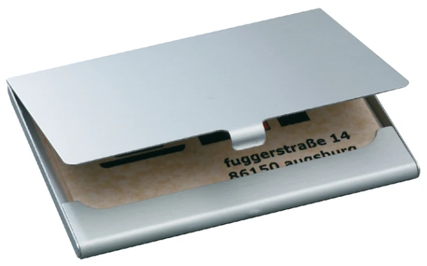 Visitekaartenhouder Sigel VZ135 mat zilver