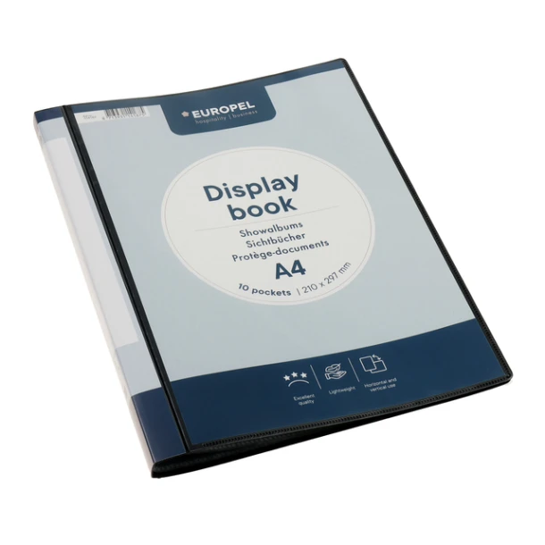 Showmap HF2 frontview A4 10-tassen antrac (114167)