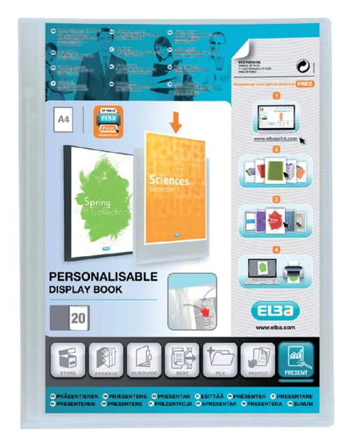 Showalbum Elba Polyvision 40-tassen transp.