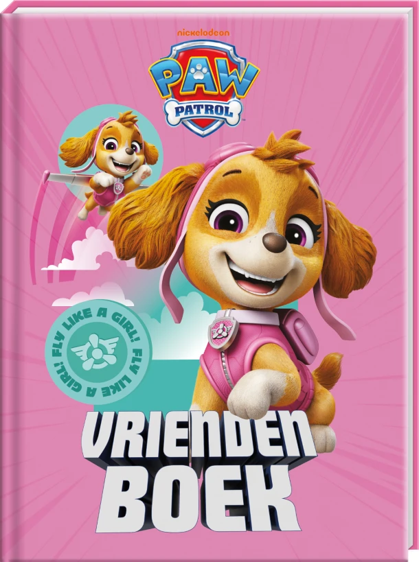 Vriendenboek - Paw Patrol Girl Pups – boek cover