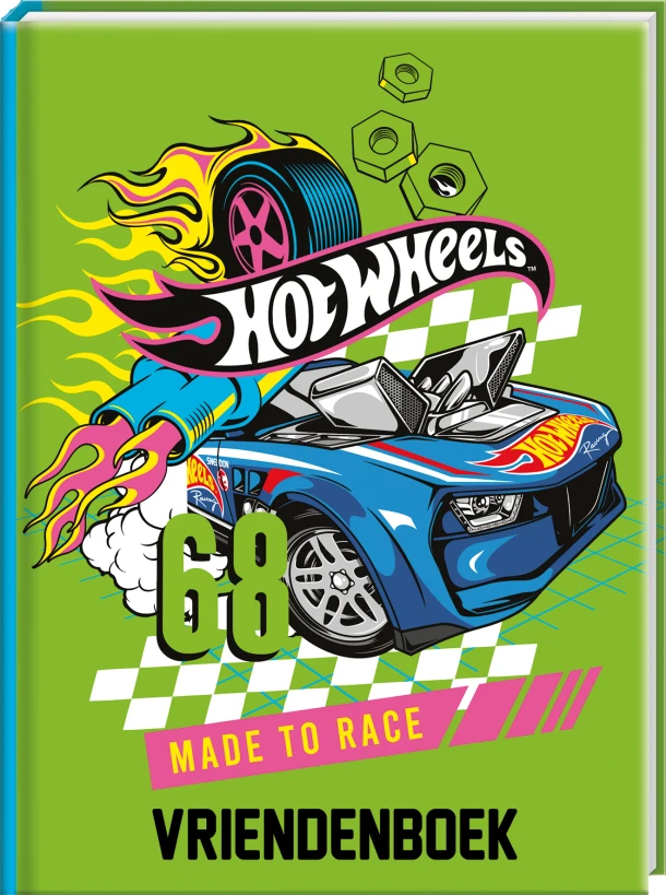 Vriendenboek - Hot Wheels – boek cover