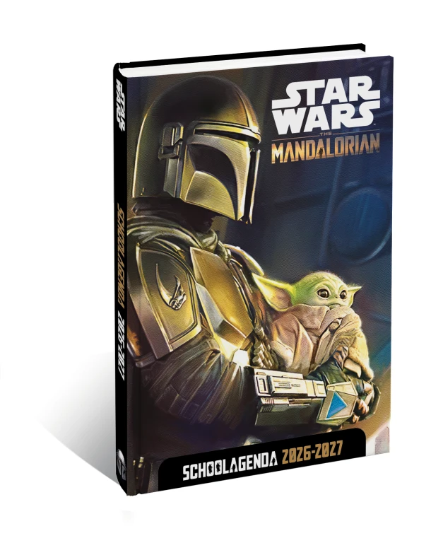 The Mandalorian Schoolagenda 2026-2027 – boek cover