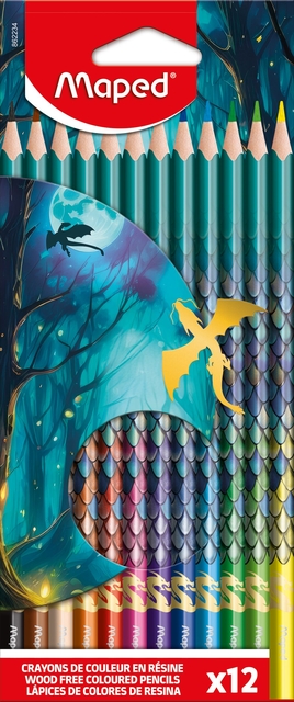 Kleurpotlood Maped Dragon Set 12 Kleuren