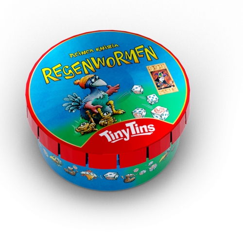 Dobbelspel Tiny Tins: Regenwormen