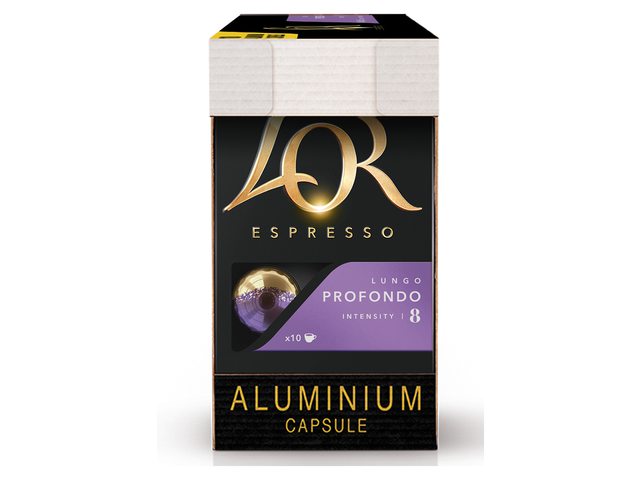 Koffiecups Douwe Egberts L‘Or Espresso Profondo 100 stuks