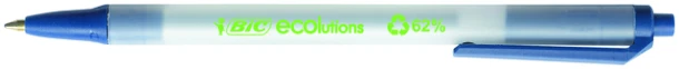 Balpen Bic Ecolutions Clic Stic medium blauw, ds50