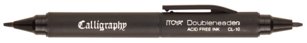 Calligrafeerpen Itoya CL-10, 1.5 en 3.0mm zwart