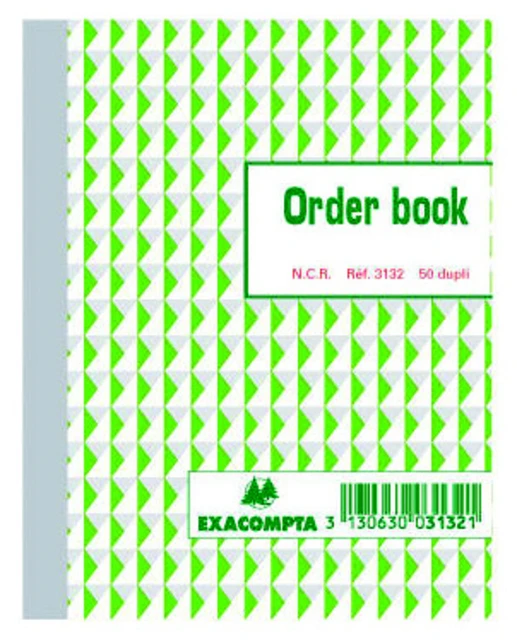 Orderboek Exacompta 135x105mm 50x2vel