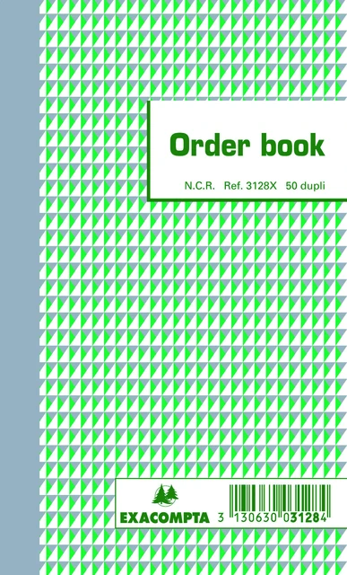 Orderboek Exacompta 175x105mm 50x2v