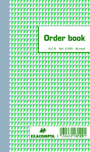 Orderboek Exacompta 175x105mm 50x3vel