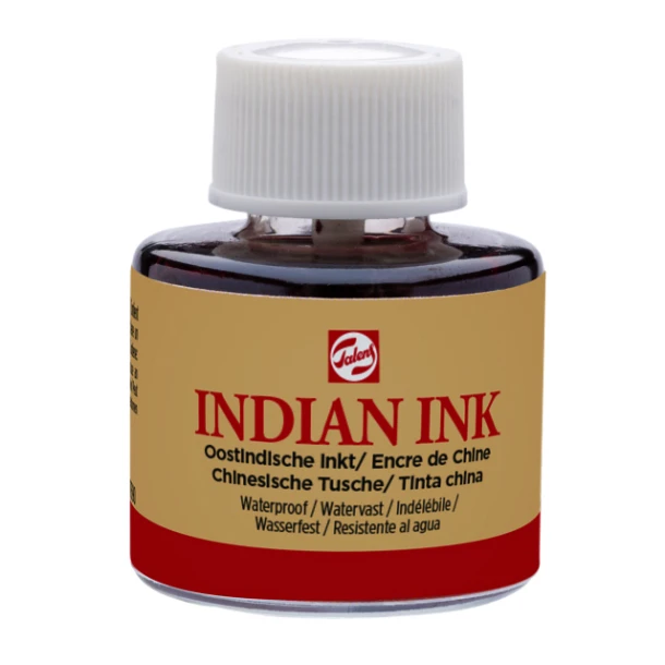 Oostindische inkt Talens zwart 11ml