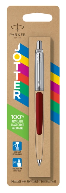 Balpen Parker Jotter Original CT rood in blister