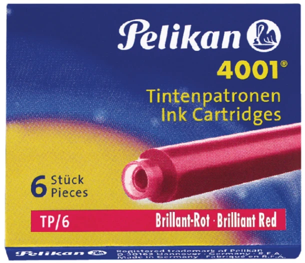 Inktpatroon Pelikan Rood