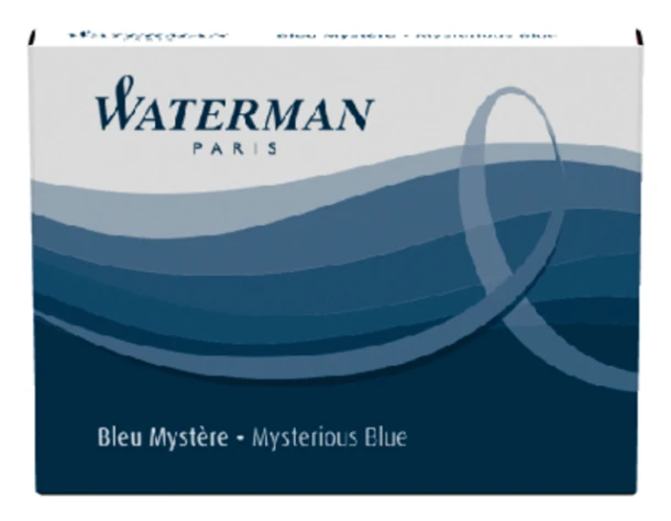 Inktpatroon Waterman Internationaal Blauw-Zwart