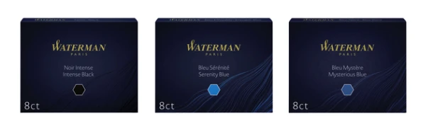 Inktpatronen Waterman 23 blauw; doosje a 8 st