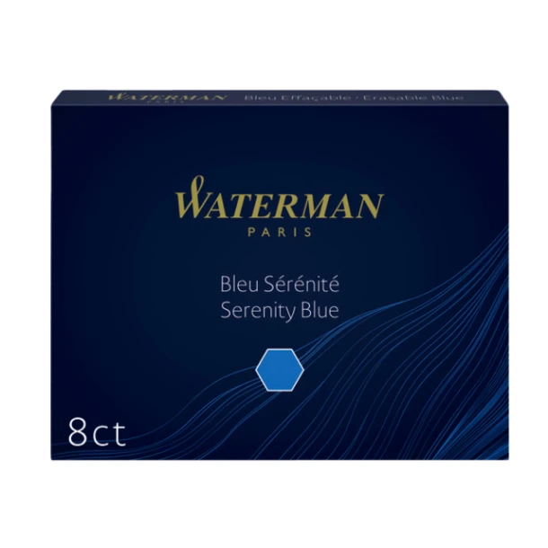Inktpatronen Waterman 23 blauw; doosje a 8 st