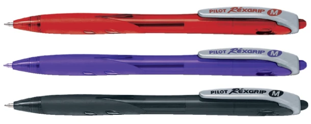 Balpen Pilot Rexgrip BRG-10M-LL-BG blauw M begreen