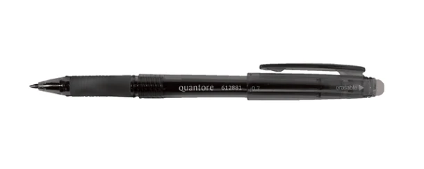 Gelschrijver Quantore Erasable 0.7mm Zwart