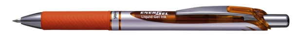 Gelschrijver Pentel Energel Bl77 Drukknop 0.4mm Oranje