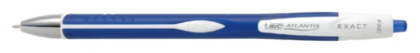 Balpen Bic Atlantis exact 0.7mm blauw/zwart