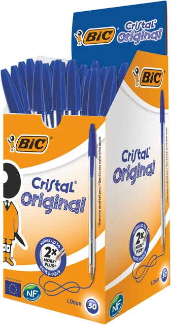 Balpen Bic cristal blauw