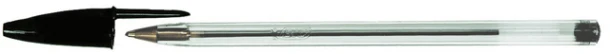 Balpen Bic Cristal medium zwart doos à 90+10 gratis