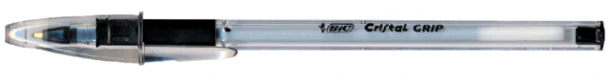Balpen Bic cristal Grip zwart