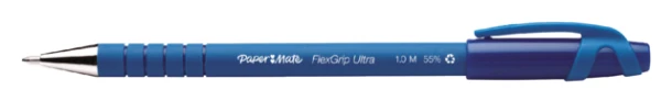 Balpen Papermate flexgrip blauw fine