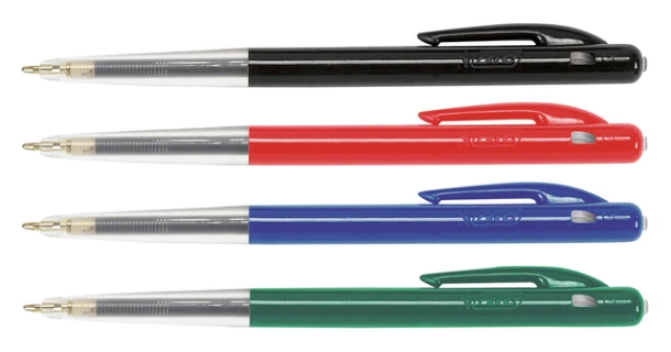 Balpen Bic M10, zwart medium
