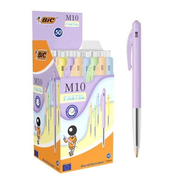 Balpen Bic M10 Colors Limited Edition ds 50 stuks