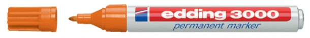 Viltstift Edding 3000 rond oranje 1.5-3mm