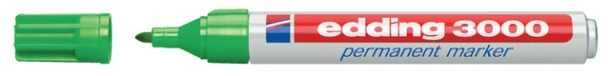 Viltstift edding 3000 rond 1.5-3mm lichtgroen