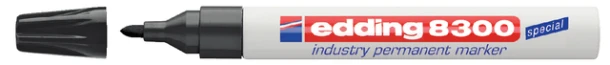 Viltstift Edding 8300 industrie rond zwart 1.5-3mm