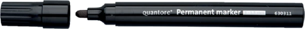 Viltstift Quantore rond 1-1.5mm zwart