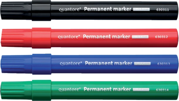Viltstift Quantore 3000 rond 1-1,5mm rood