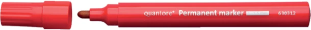 Viltstift Quantore 3000 rond 1-1,5mm rood