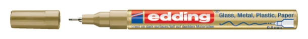 Viltstift Edding 780/53 lakmarker rond goud 0.8mm