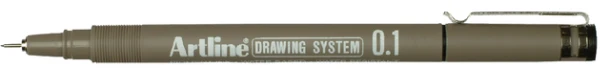 Fineliner Artline 0.1mm Zwart