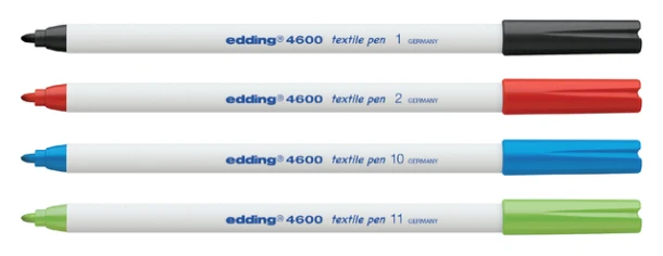 Textielmarker edding 4600 rond 1mm lichtgroen