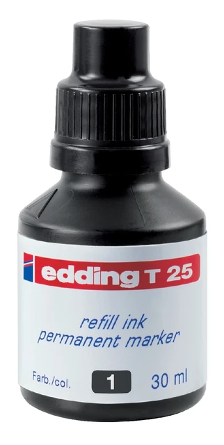 Inkt Edding T-25 zwart