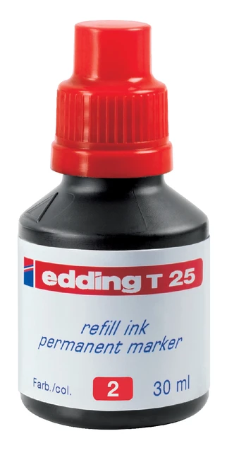 Inkt Edding T-25 rood