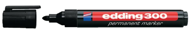 Viltstift Edding 300 rond zwart 1.5-3mm